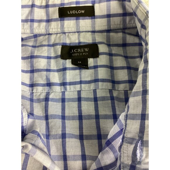Bundle lot of 2 J Crew Men's Shirts * Ludlow*120’s 2 ply* check pattern *EUC - Picture 7 of 9